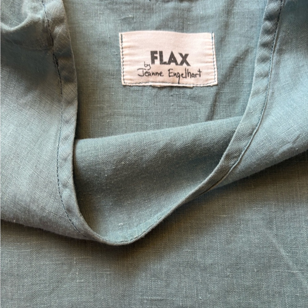 Flax Top in Denim Blue size L
